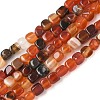 Natural Dragon Veins Agate(Dyed & Heated) Beads Strands G-G177-E12-03-1