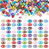 300Pcs Opaque Colours Glass Seed Beads EGLA-TA0013-74-1
