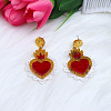 Acrylic Stud Earrings FS-WGE927B-02-1