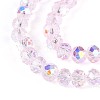 Transparent Glass Beads Strands EGLA-N016-4mm-04-3