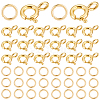Brass Spring Ring Clasps KK-BBC0025-65-1