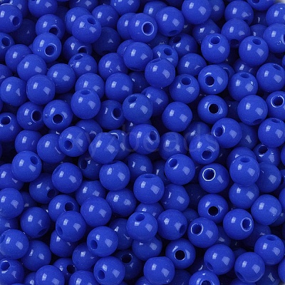Opaque Acrylic Beads SACR-A007-01C-26-1