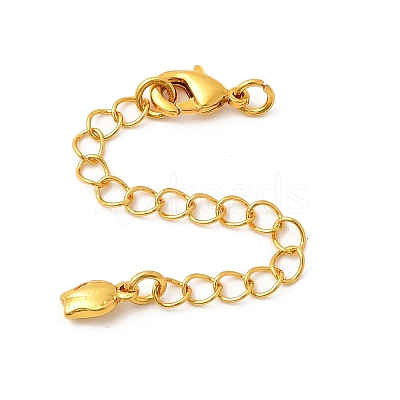 Brass Chain Extender KK-G546-03G-1