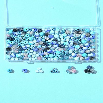 244Pcs Imitation Acrylic Beads Kits OACR-FS0004-07A-1