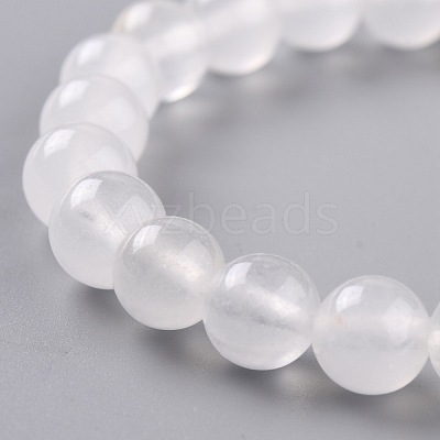 Dyed Natural Jade Beads Stretch Bracelets BJEW-G633-B-24-1