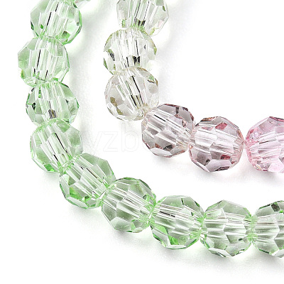 Transparent Glass Beads Strands GLAA-E036-07U-1