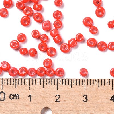 8/0 Baking Paint Glass Seed Beads SEED-US0001-04-3mm-1