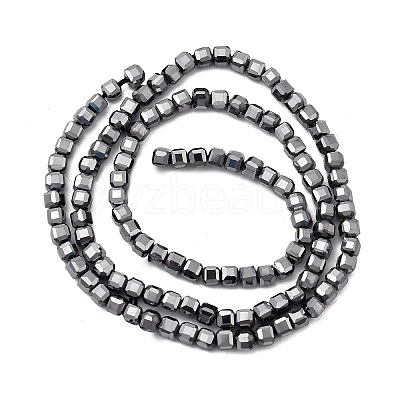 Synthetic Terahertz Stone Beads Strands G-H327-L03-02-1