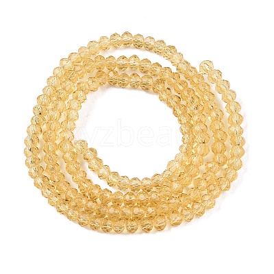 Glass Beads Strands EGLA-A044-T1mm-D03-1