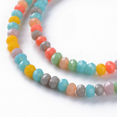 Opaque Glass Beads Strands X-GLAA-T006-09-B01-1