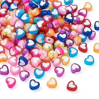 Opaque Acrylic Beads OACR-BT0001-01-1