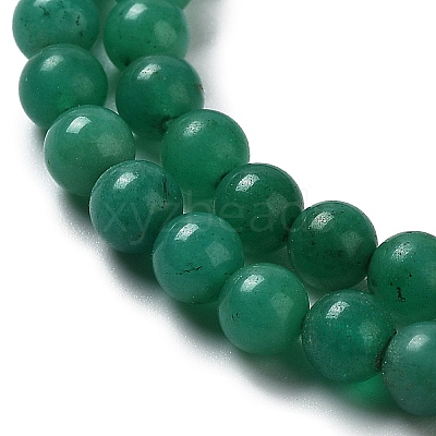 Natural Teal Jade Round Beads Strands G-P070-09-4mm-01-1