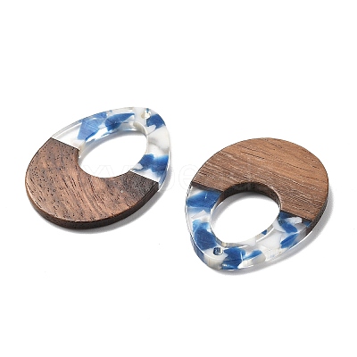 Resin and Walnut Pendants FIND-R051-10G-1