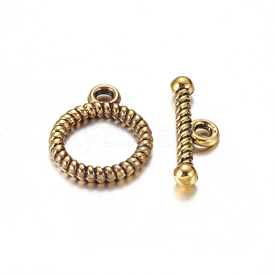 Tibetan Style Alloy Toggle Clasps LS-GAC2016-NF-1