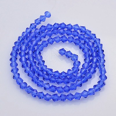 Faceted Bicone Glass Beads Strands EGLA-P017-4mm-10-1