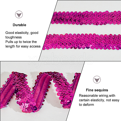 Plastic Paillette Elastic Beads PVC-OC0001-01H-1