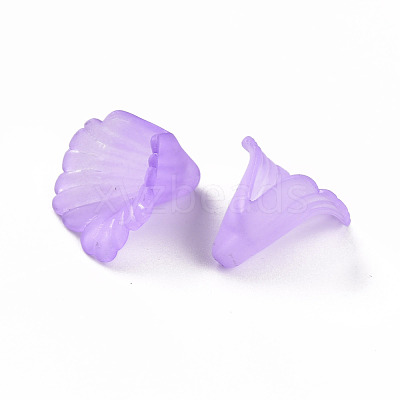 Transparent Acrylic Bead Caps PL551-C08-1