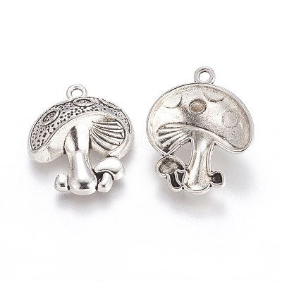 Tibetan Style Alloy Pendants X-TIBEP-10995-AS-1-1