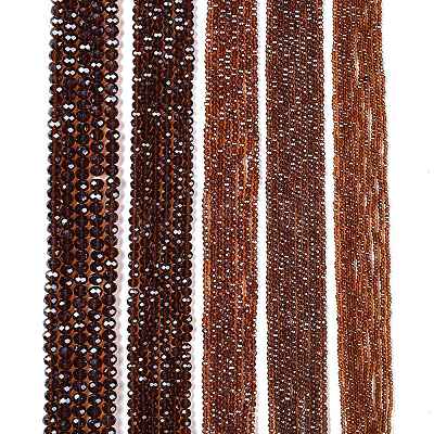 Electroplate Glass Beads Strands EGLA-A044-T2mm-A02-1