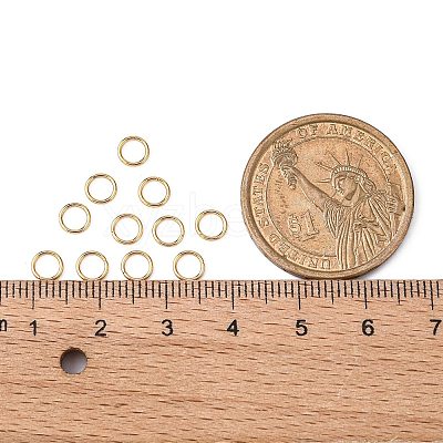 304 Stainless Steel Open Jump Rings X-STAS-R060-5x0.7-1