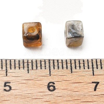 Transparent Acrylic Beads OACR-H044-04A-07-1