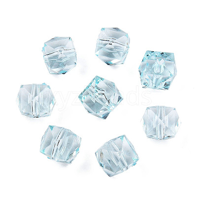 Transparent Acrylic Beads TACR-Q259-10mm-V38-1