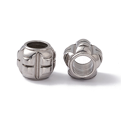Tarnish Resistant 304 Stainless Steel Beads STAS-E039-9A-1