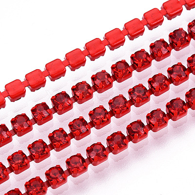 Electrophoresis Iron Rhinestone Strass Chains CHC-Q009-SS6.5-B07-1