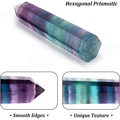 Natural Fluorite Sculpture Display Decoration G-WH0021-30-1