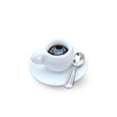 Mini Porcelain Coffee Cups with Tray & Spoon BOTT-PW0001-207-1