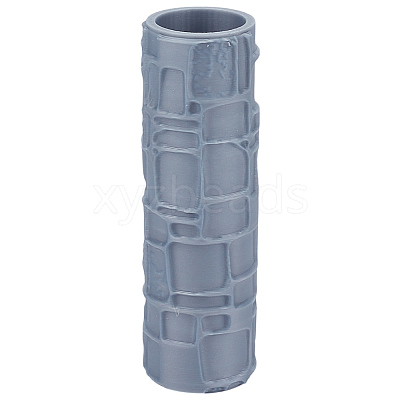 Plastic Handle Clay Texture Roller DIY-WH0699-88C-1