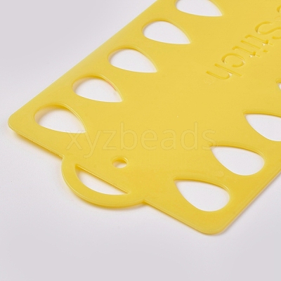 Plastic Embroidery Thread Plate DIY-WH0152-21E-1