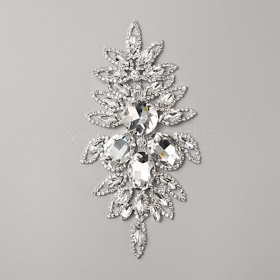 Brass Rhinestone Appliques DIY-WH0308-541B-1