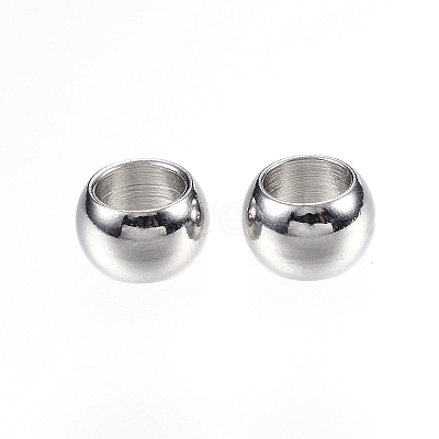Tarnish Resistant 201 Stainless Steel Beads X-STAS-D448-065P-1