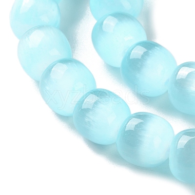 Natural Selenite Beads Strands G-B103-A01-08-1