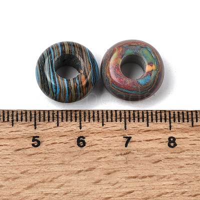 Synthetic Malachite Stone European Beads SPDL-R001-11-1