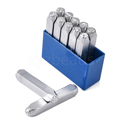 Iron Metal Stamps AJEW-L060-03J-1