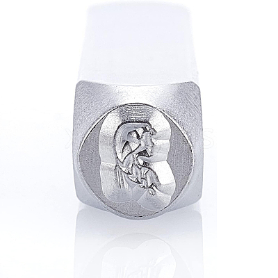 Iron Seal Stamps AJEW-BC0001-05J-1