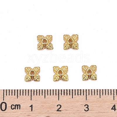 Tibetan Style Alloy Bead Caps TIBEB-Q018-G-FF-1