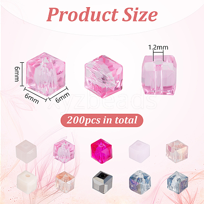 2Bags Imitation Artificial Crystal Glass Beads FIND-PH0026-13A-1