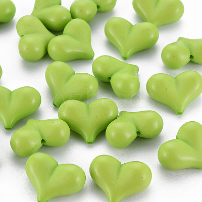 Opaque Acrylic Beads X-MACR-S373-70-A02-1