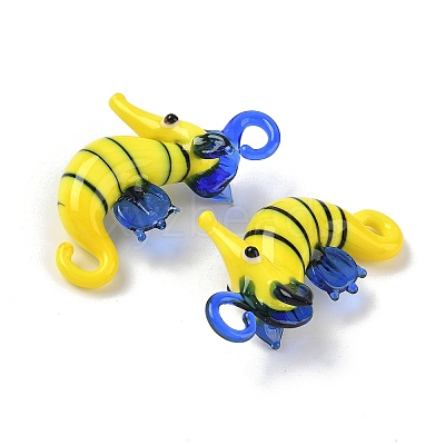 Handmade Lampwork Pendants LAMP-S068-08I-1