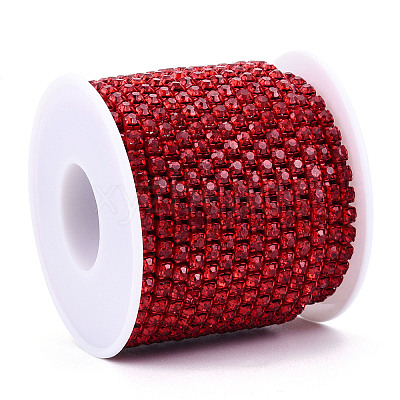 Electrophoresis Iron Rhinestone Strass Chains CHC-Q009-SS16-B07-1