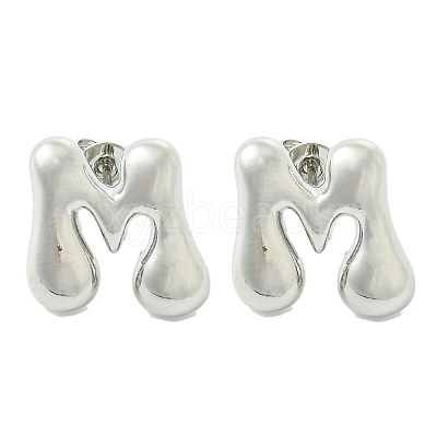 Rack Plating Brass Earrings EJEW-S222-01P-M-1