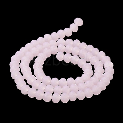 Imitation Jade Solid Color Glass Beads Strands EGLA-A034-J2mm-MD02-1