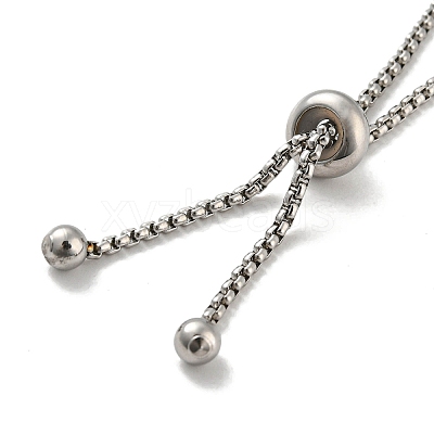 Non-Tarnish 304 Stainless Steel Round Cabochon Setting Bracelets DIY-Z026-01D-1