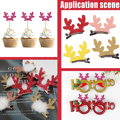 Christmas Theme Felt Fabrics Hair Accessories Findings FIND-WH20004-14C-1