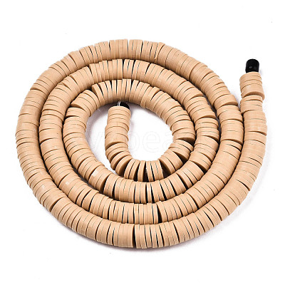 Handmade Polymer Clay Beads X-CLAY-R067-8.0mm-37-1