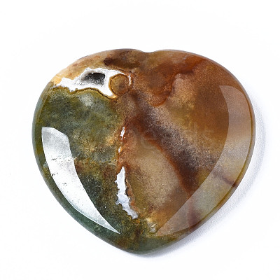 Natural Mixed Stone Thumb Worry Stone G-N0325-01-1