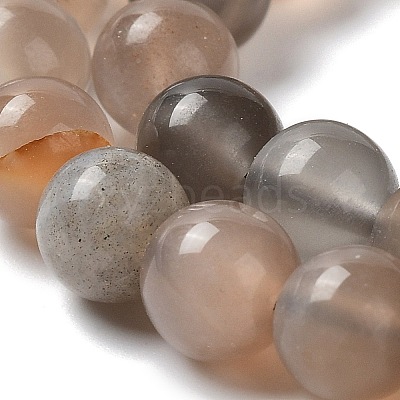 Natural Grey Moonstone Beads Strands G-F632-24-02-01-1